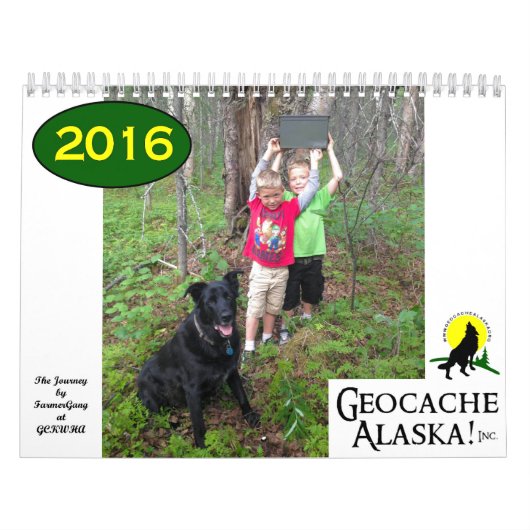 GeocacheAlaska! Agenda 2016 Kalender (Hoes)