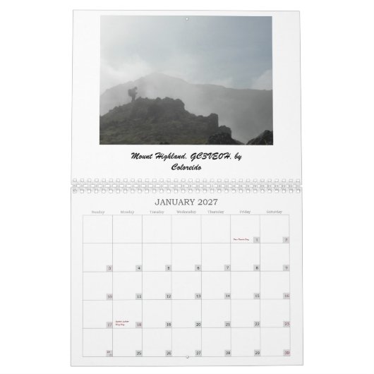 GeocacheAlaska Maandelijkse kalender 2013 (Jan 2027)