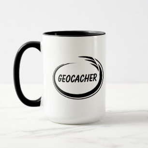 Geocacher Black Splash Mok