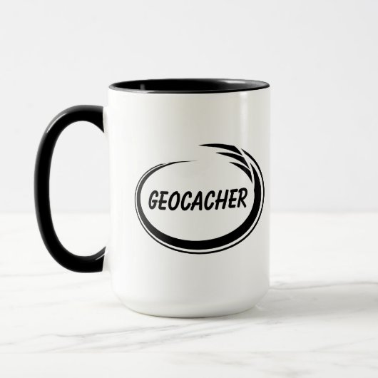 Geocacher Black Splash Mok (Links)