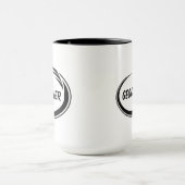 Geocacher Black Splash Mok (Midden)