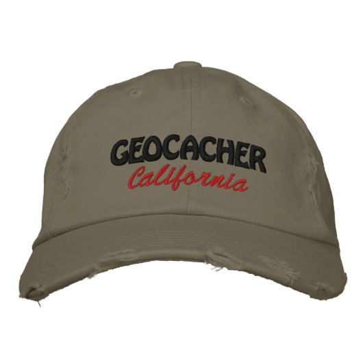 Geocacher California Pet (Voorkant)
