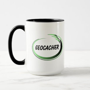 Geocacher Green Splash Mok