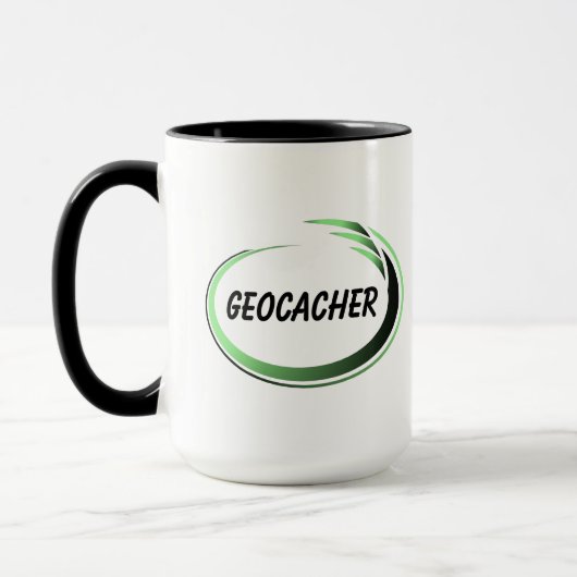 Geocacher Green Splash Mok (Links)