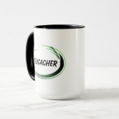 Geocacher Green Splash Mok (Voorkant links)