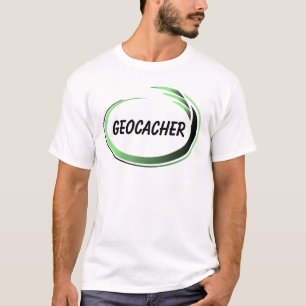 Geocacher Green Splash T-shirt