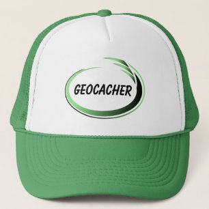 Geocacher Green Splash Trucker Pet