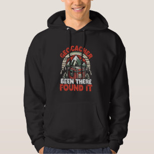 Geocacher is er geweest en vond het schatjacht Geo Hoodie