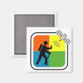 GeoCacher Magneet (Voorkant / Achterkant)