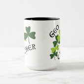Geocacher Shamrocks Mok (Midden)