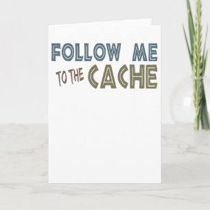 Geocacher volgt me aan het Geheime voorgeheugen Kaart