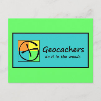 Geocachers Briefkaart