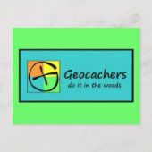 Geocachers Briefkaart (Voorkant)