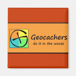 Geocachers Doe het in de Bossen Magneet