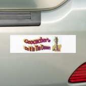Geocachers doen het in de woestijn bumpersticker (Op auto)