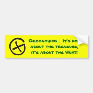 Geocaching Bumpersticker