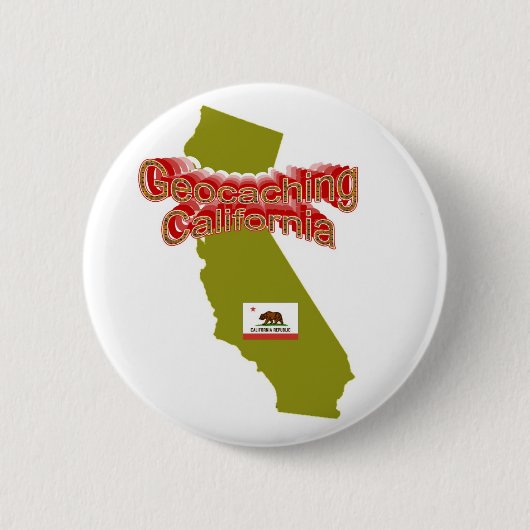 Geocaching California Button (Voorkant)