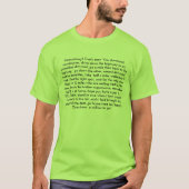 Geocaching? Dat is makkelijk. T-shirt (Voorkant)