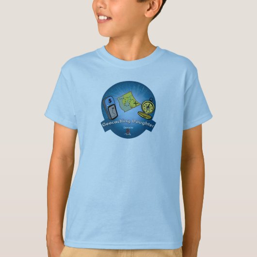 Geocaching Daughter T-shirt (Voorkant)