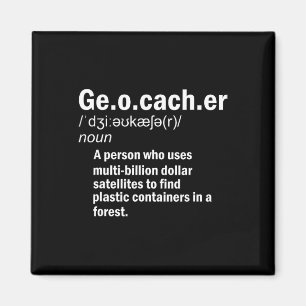 Geocaching Definitie Geocacher Magneet