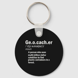 Geocaching Definitie Geocacher Sleutelhanger