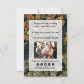 Geocaching Eerste Vindende Cache Gefeliciteerd Aan Kaart (Achterkant)