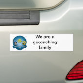 Geocaching Family Bumpersticker (Op auto)