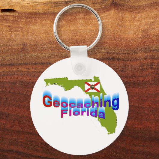 Geocaching Florida Sleutelhanger (Voorkant)