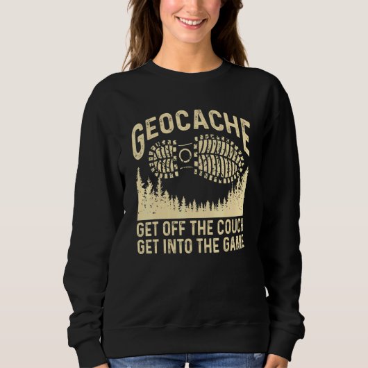 Geocaching for Men Women Kinder Cool Geocache _4 Trui (Voorkant)