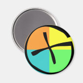 Geocaching Gear Magneet (Voorkant / Achterkant)