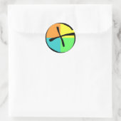 Geocaching Gear Ronde Sticker (Tas)