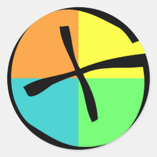 Geocaching Gear Ronde Sticker