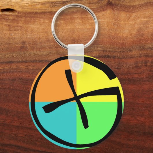 Geocaching Gear Sleutelhanger (Voorkant)