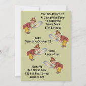 Geocaching Geocache Partij Uitnodiging Sherlock Hu (Voorkant)