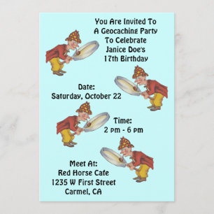 Geocaching Geocache Partij Uitnodiging Sherlock Hu