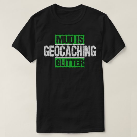 Geocaching Geocacher Caching Cacher Gift Cadeau T-shirt (Design voorkant)