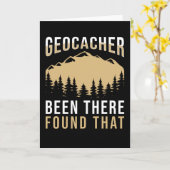 Geocaching Geocacher Gezegde Kaart (Gele Bloem)