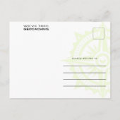Geocaching groeten van de Aangepaste Foto van het  Briefkaart (Achterkant)