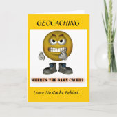 Geocaching Holiday Christmas Wenskaart Feestdagen Kaart (Voorkant)