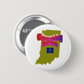 Geocaching Indiana Button (Voorkant /achterkant)