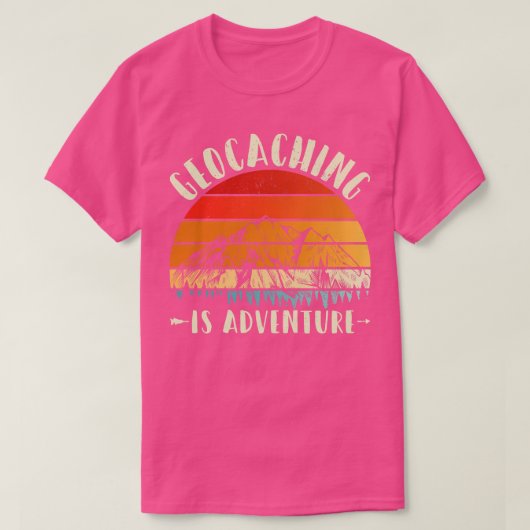 Geocaching is adenture t-shirt (Design voorkant)