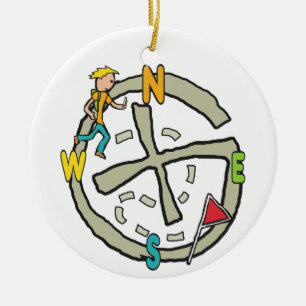 Geocaching Keramisch Ornament