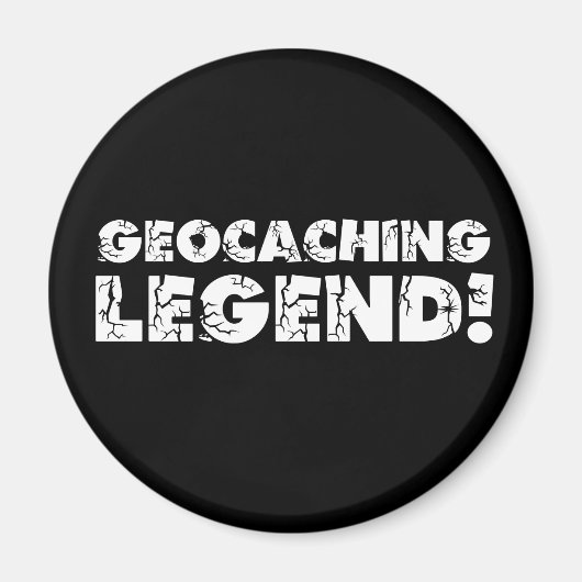 Geocaching Legend! Magneet (Voorkant)