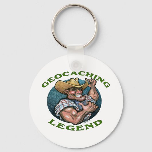 Geocaching Legend Sleutelhanger (Voorkant)