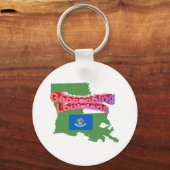 Geocaching Louisiana Sleutelhanger (Voorkant)
