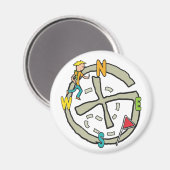 Geocaching Magneet (Voorkant / Achterkant)