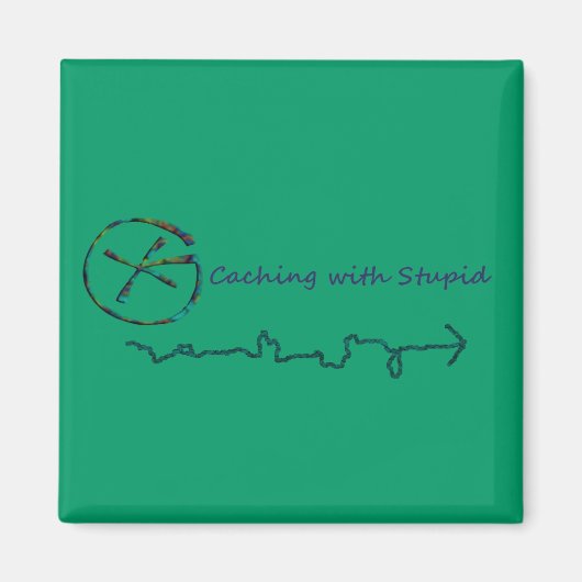 Geocaching met domme magneet (Voorkant)