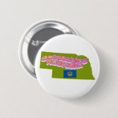 Geocaching Nebraska Button (Voorkant /achterkant)