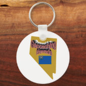 Geocaching Nevada Sleutelhanger (Voorkant)