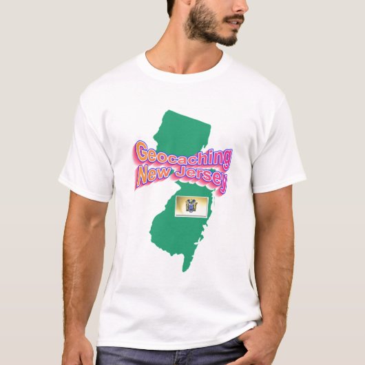 Geocaching New Jersey T-shirt (Voorkant)